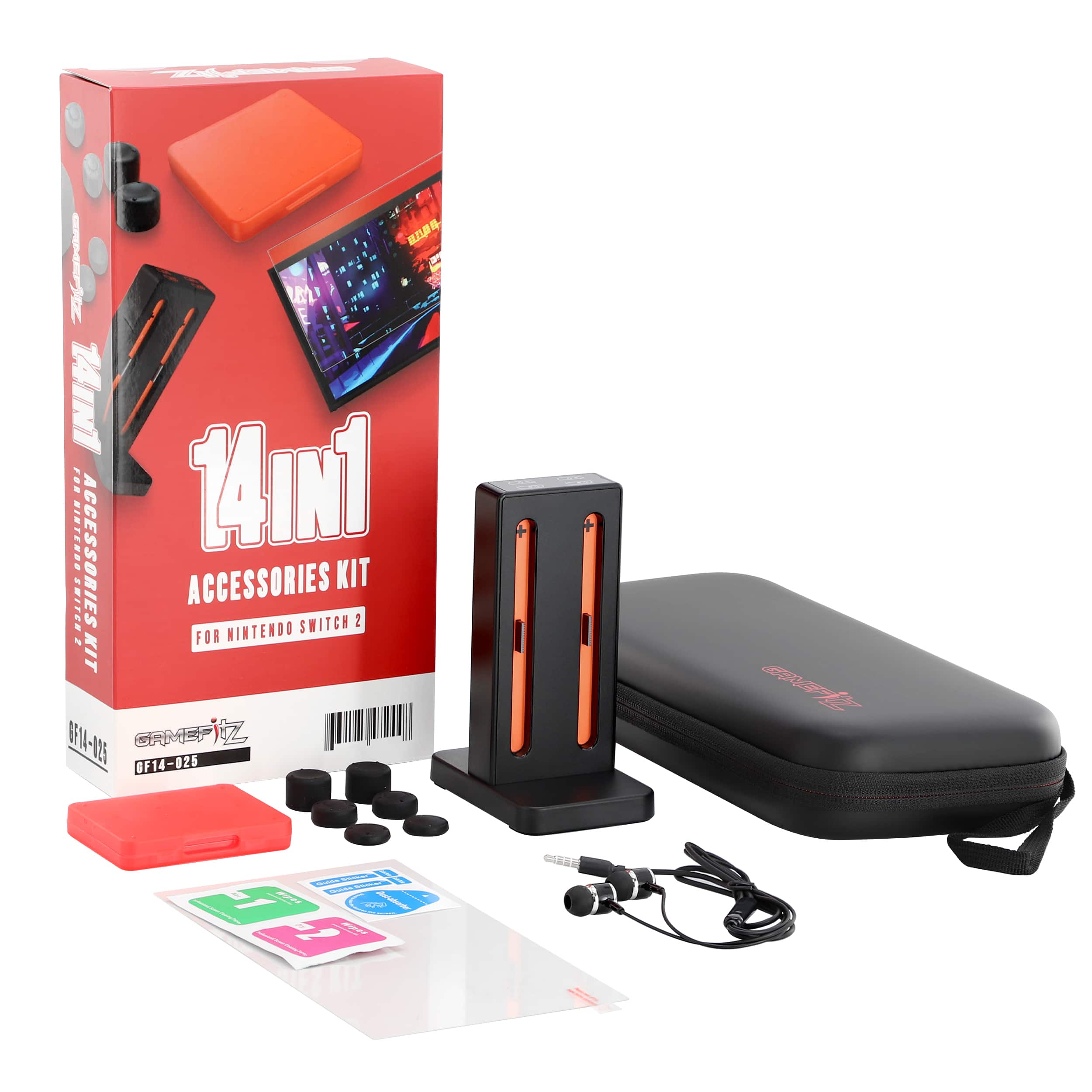 Gamefitz 14 in 1 Accessories Kit for Nintendo Switch 2 310123431M