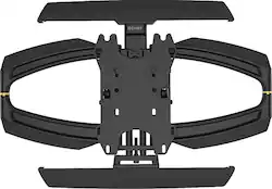 Chief - Thinstall Swing Arm TV Wall Mount for Most 37-58" Flat-Panel TVs - Extends 25" - Black - Front_Zoom