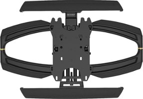 Chief - Thinstall Swing Arm TV Wall Mount for Most 37-58" Flat-Panel TVs - Extends 25" - Black - Front_Zoom