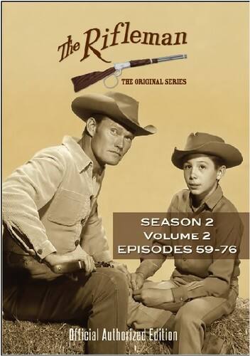 Front. The Rifleman: Season 2 Volume 2 (Episdoes 59 - 76)   - DVD.
