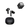 Front. Soundcore - P40i by Anker with USB C Charger Block 20W ,Noise Cancelling Wireless Earbuds, Adaptive Noise Cancelling to Environments - Black.