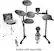 Angle Standard. Alesis - DM6 4-Piece Electronic Drum Set - Black.