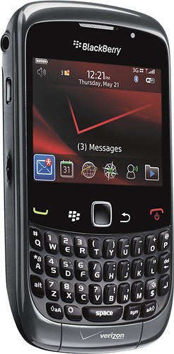 Best Buy: BlackBerry Curve 3G Mobile Phone Dark Gray (Verizon