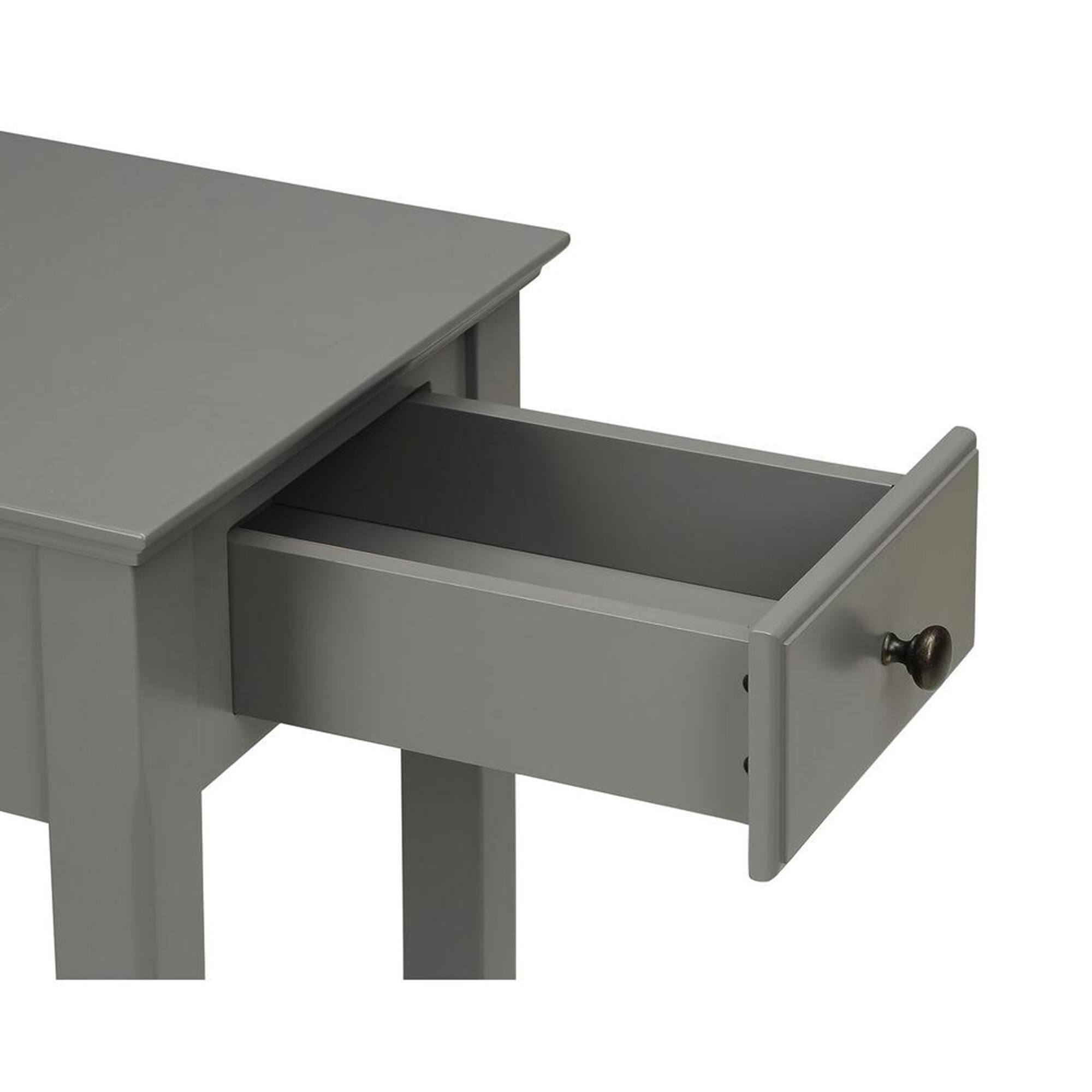 Alt View 2. Manhattan Lane - Astonishing Side Table - Gray.