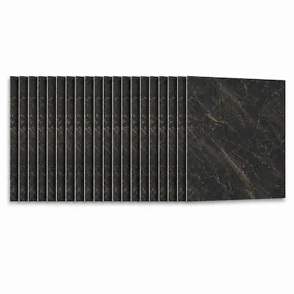 Front. Boyel Living - 1-Pack 24-in x 24-in Natural Peel and Stick PVC Wall Panel - Natural.