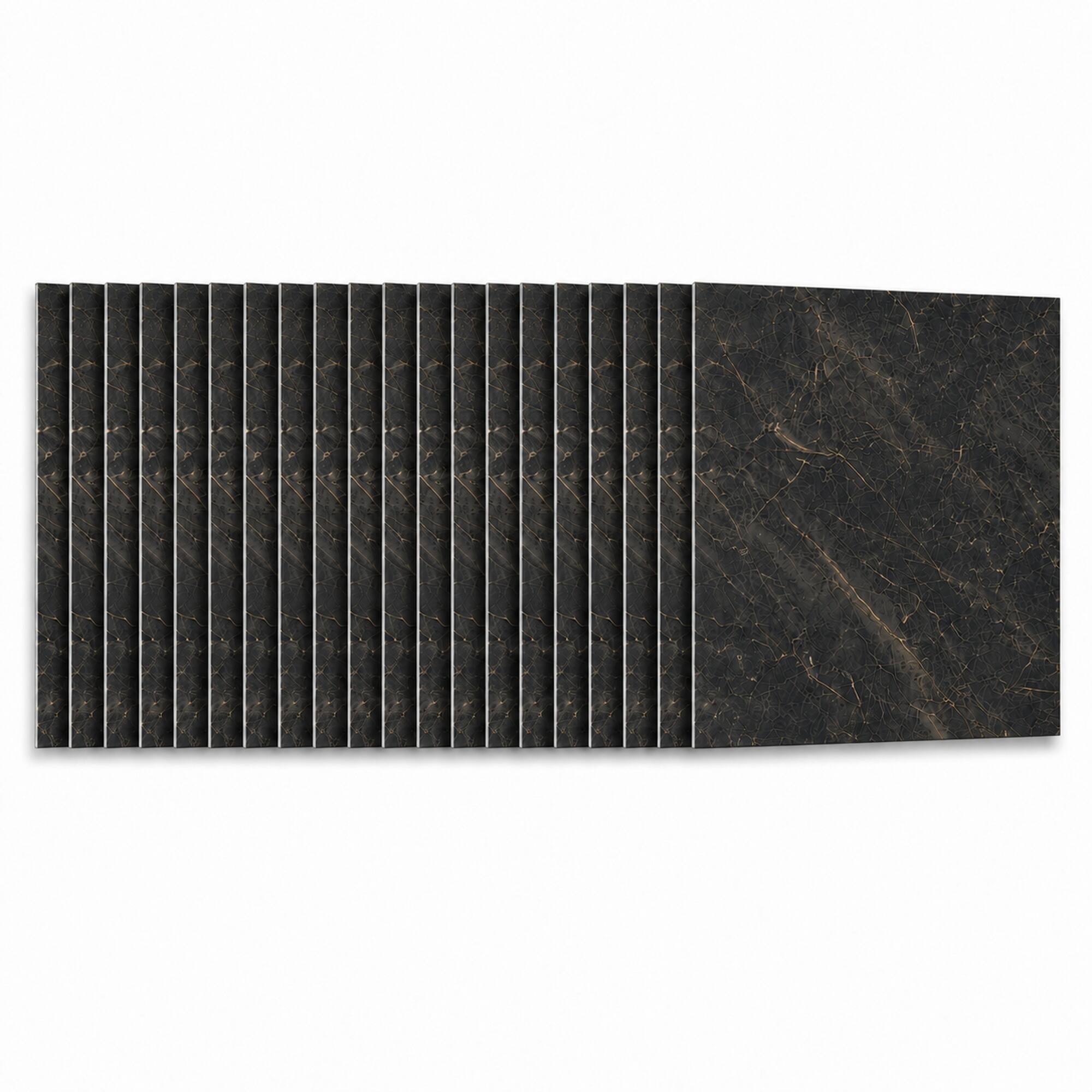 Front. Boyel Living - 1-Pack 24-in x 24-in Natural Peel and Stick PVC Wall Panel - Natural.