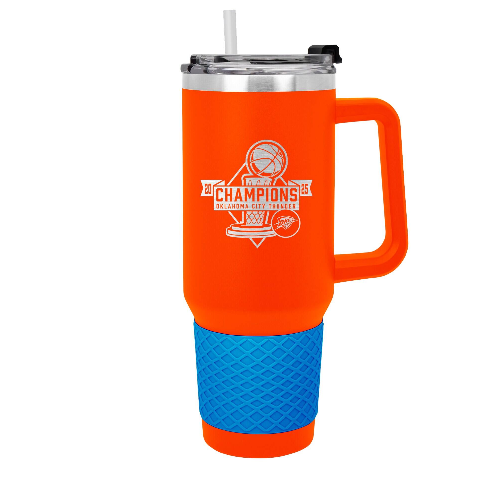 Great American Products - Oklahoma City Thunder 2025 NBA Finals Champions 40oz. Colossus Travel Mug - Orange price history on PriceWatchPro