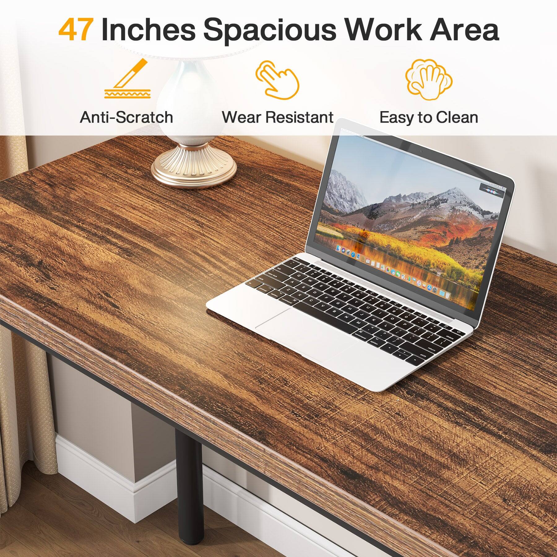 Tribesigns Office Computer Desk with Engineered Wood Construction, for ...