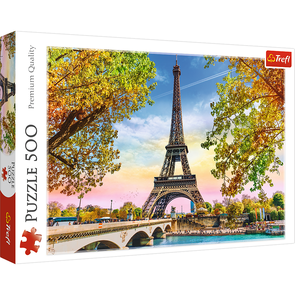 Trefl - Red 500 Piece Puzzle - Romantic Paris