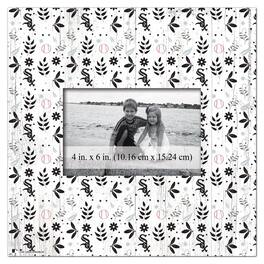 Fan Creations - Chicago White Sox 10'' x 10'' Floral Pattern Frame - Multicolor