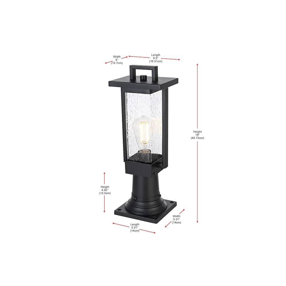 Elegant Lighting - Tilton 7 inch Outdoor Pendant - Black price history on PriceWatchPro