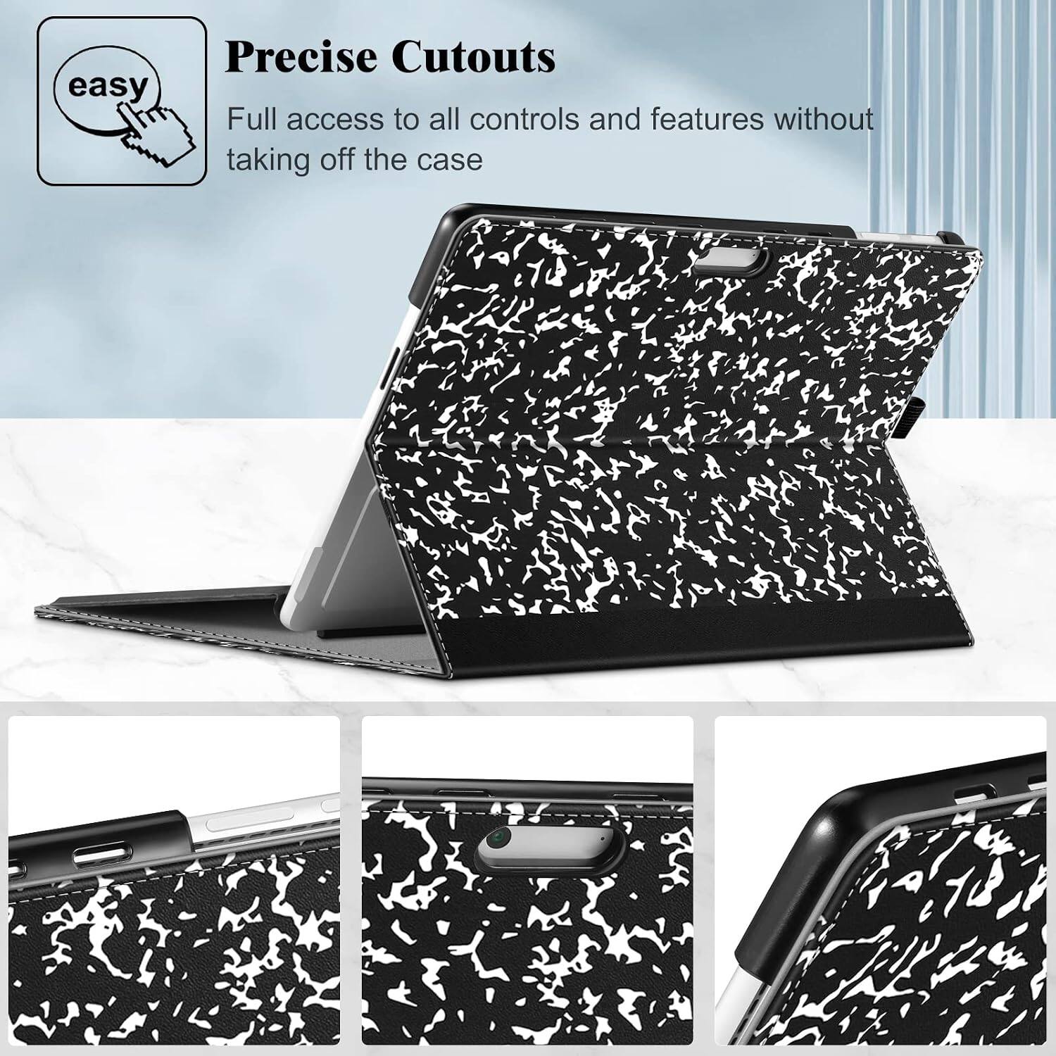 Precise Cutouts  
Full access to all controls and features without taking off the case
