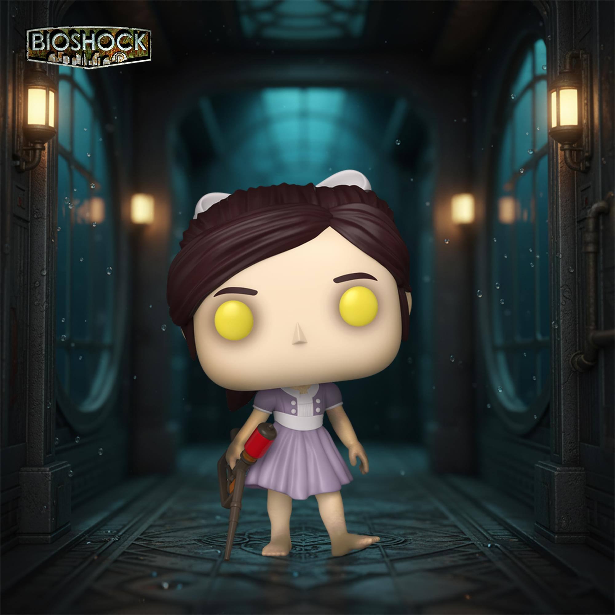 Alt View 10. Funko - Funko POP! Games: Bioshock - Little Sister with Syringe   - COLLECTIBLES - Multicolor.