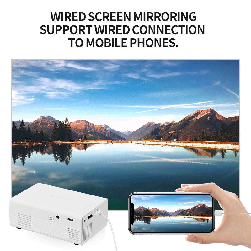 WIRED SCREEN MIRRORING SUPPORT WIRED CONNECTION TO MOBILE PHONES.