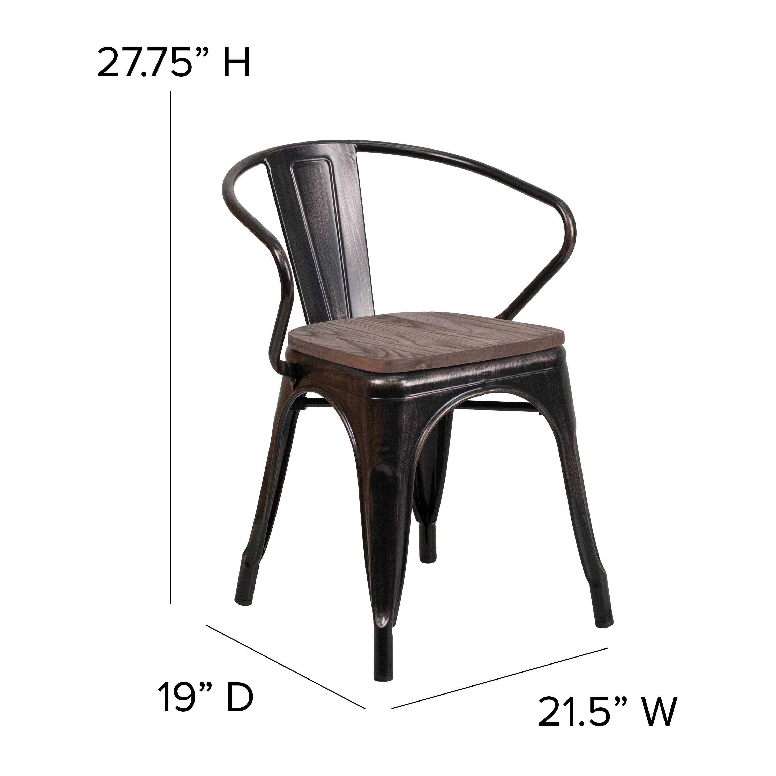 27.75" H  
19" D  
21.5" W