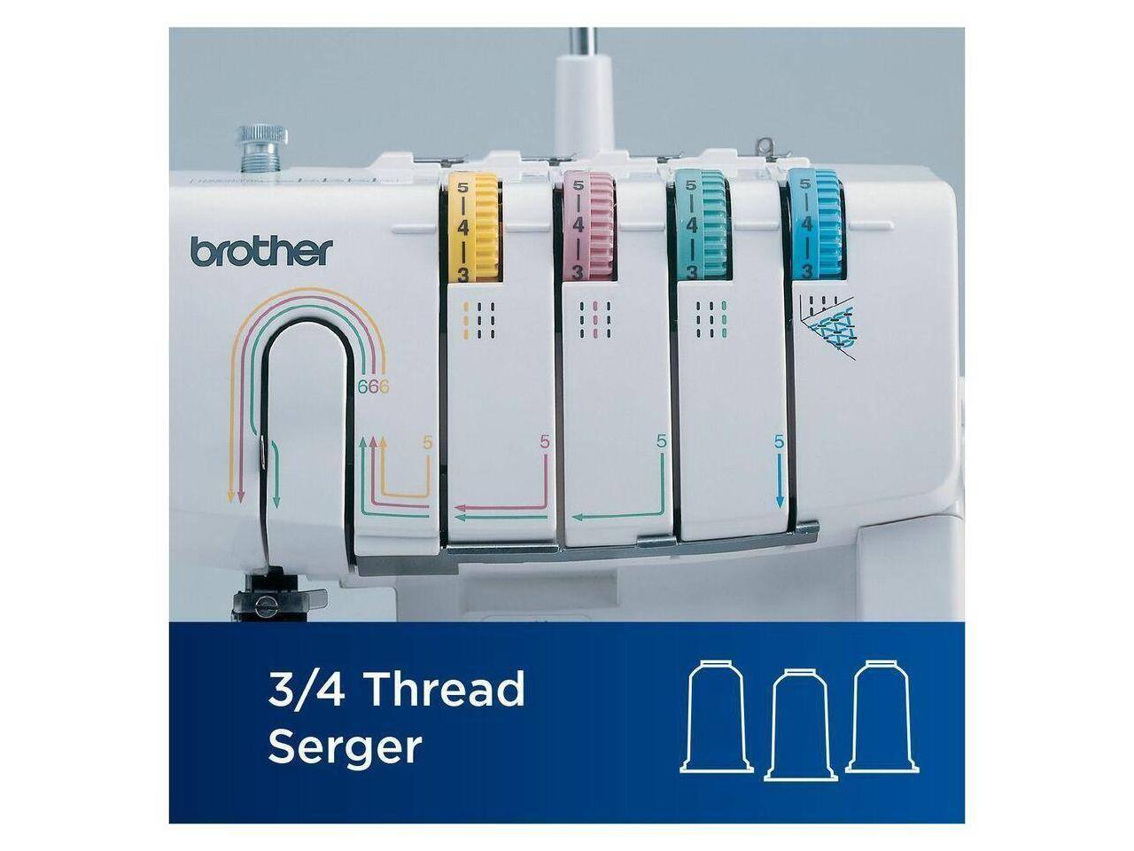 brother  
5-4-3 3 I - I I I I I 5 5-4-3 3 I I I I I I I 5 5-4-3 4 3 I I ..8 0 5 5-4-3 3 666 AA 5 5 5 5 3/4 Thread Serger