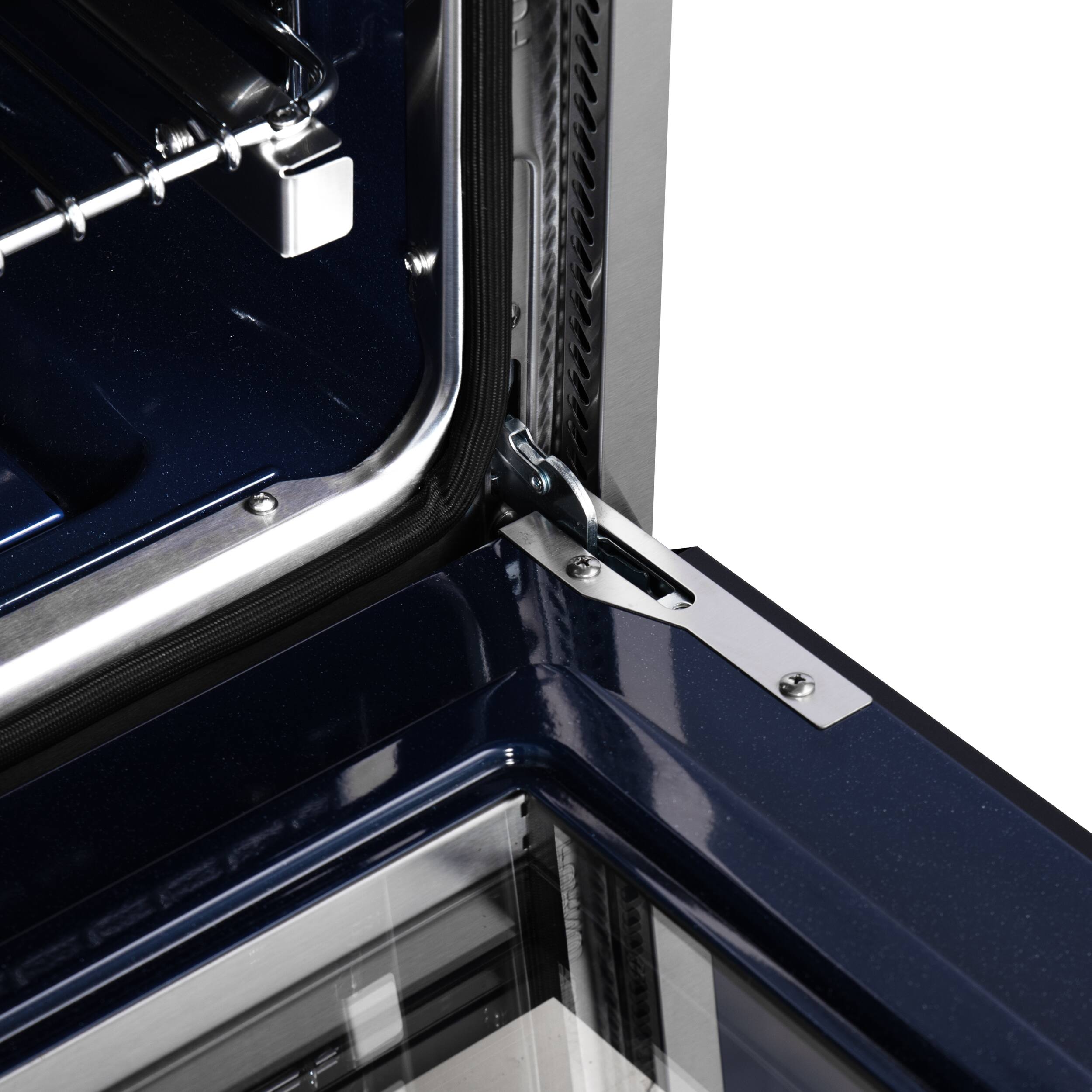 Alt View 10. Forno Appliances - Massimo 4.32 Cu. Ft. Freestanding Dual Fuel True Convection Range with Air Fryer Basket - Black.