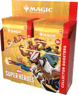 Wizards of The Coast - Magic: The Gathering Marvel Super Heroes Collector Booster Box (12 Packs)