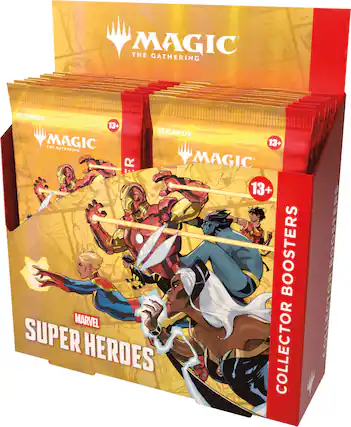 MAGIC THE GATHERING 15 CARDS 13+ 15 CARDS MAGIC THE GATHERING 13+ R MAGIC 13+ BOOSTERS MARVEL SUPER HEROES COLLECTOR BOOSTERS