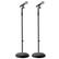 Front. Pyle - Pyle Universal Microphone Stand - Handheld Mic - black.