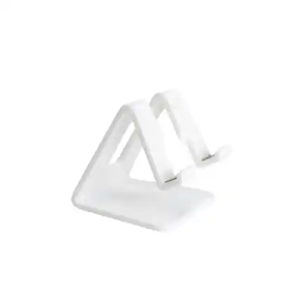 Front. Stock Preferred - Cell Phone Desktop Stand – Universal Smartphone Holder - White.
