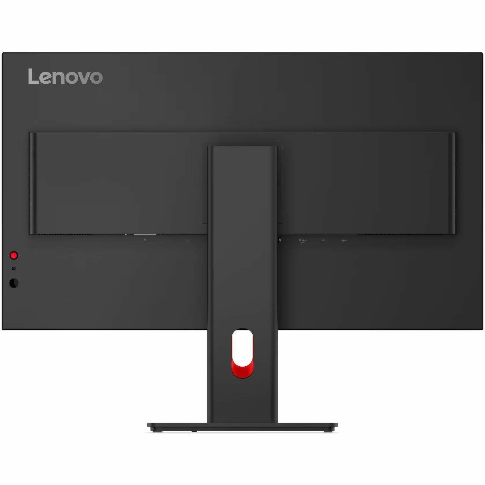 Alt View 1. Lenovo - Lenovo ThinkVision T32UD-40 32" Class 4K UHD LED Monitor - 16:9 - Eclipse Black - 31.5" Viewable - In-plane Switching - Black.