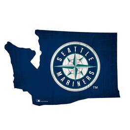 Fan Creations - Seattle Mariners 12" Logo State Sign - Multicolor