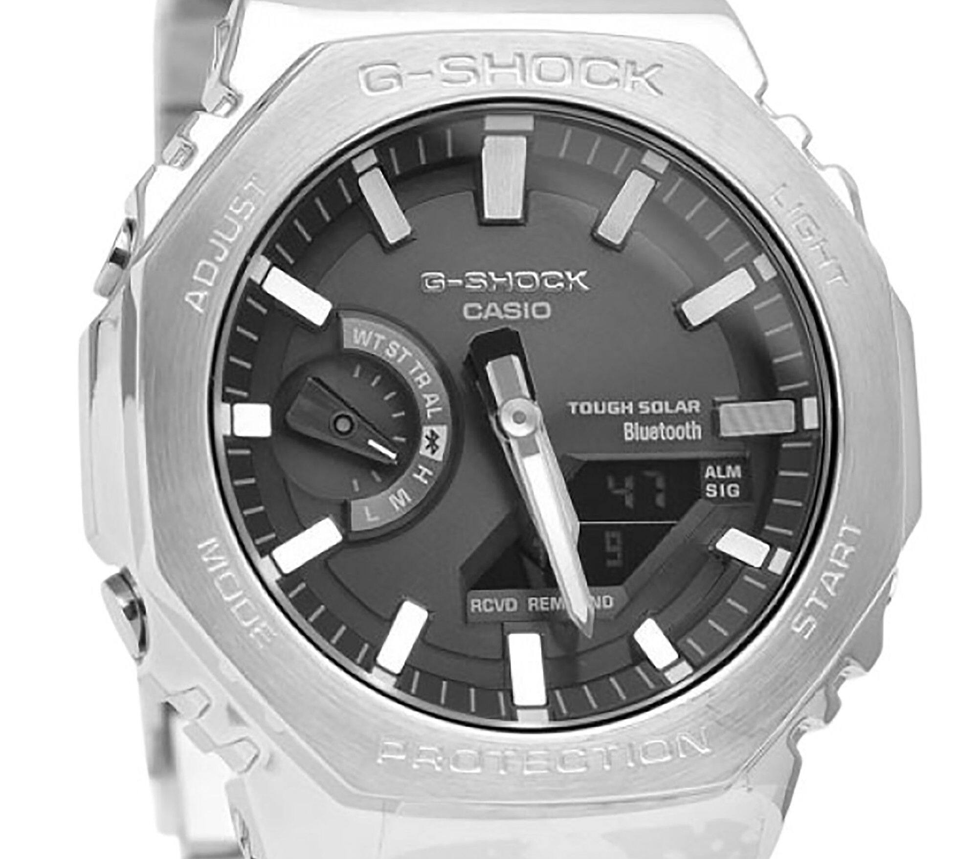 G-SHOCK ADJUST G-SHOCK LIGHT CASIO WT STR AL TOUGH SOLAR Bluetooth H ALM SIG M L 9 MODE RCVD REM START PROTECTION