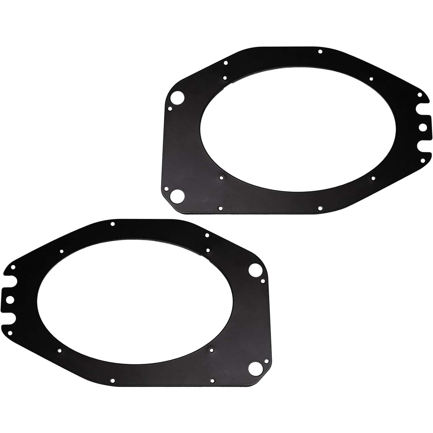 Alt View 13. MB Quart - Tuned Universal 6" x 9" Speaker Mounting Kit for Jeep 2018-2023 Wrangler JL and 2020-2023 Gladiator JT Vehicles - Black.