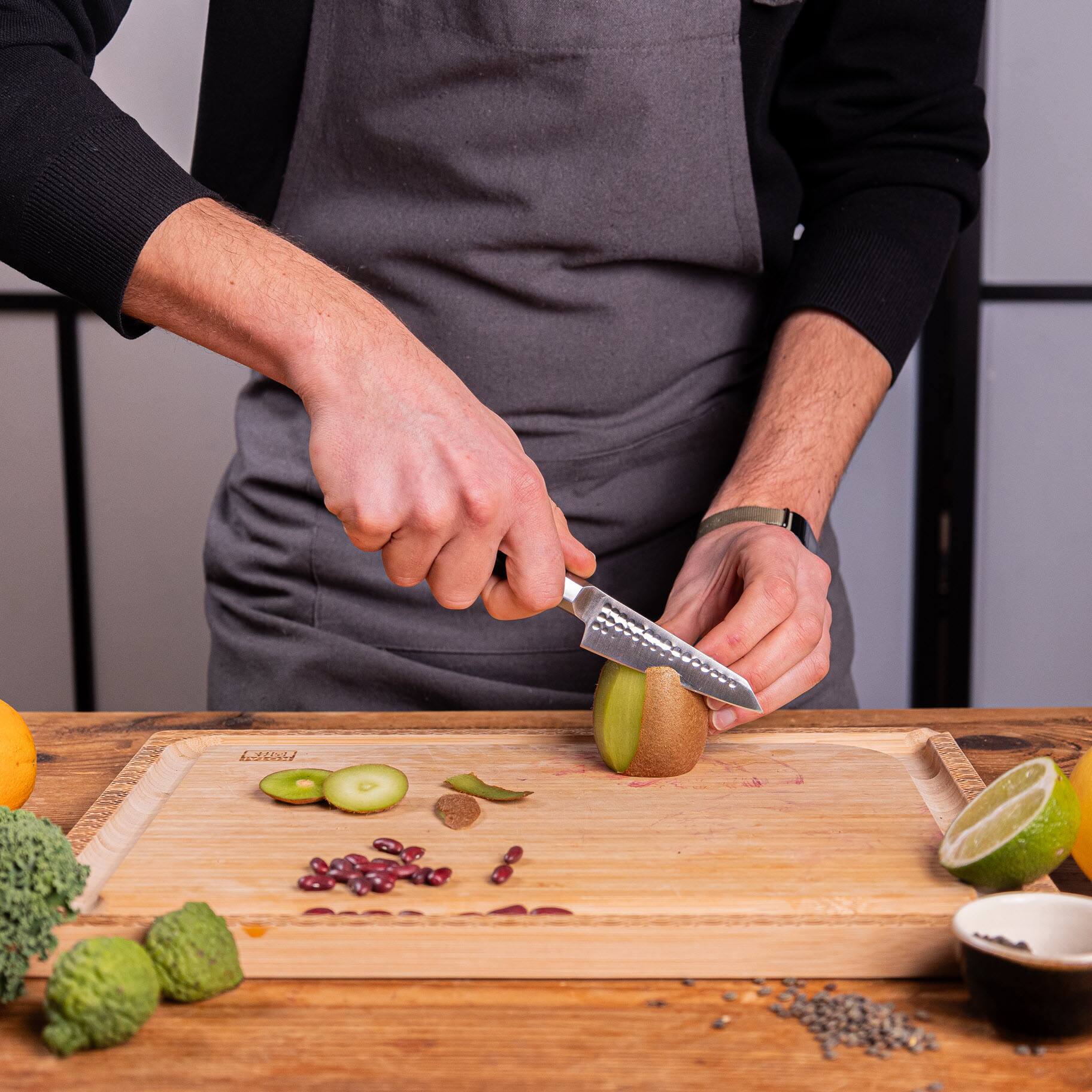 Alt View 3. KOTAI - Paring Kitchen Knife 3.5-inch | BUNKA Collection.