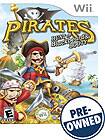 Front Detail. Pirates Hunt for Blackbeard's Booty — PRE-OWNED - Nintendo Wii.