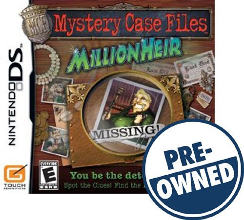  Mystery Case Files: MillionHeir - PRE-OWNED - Nintendo DS