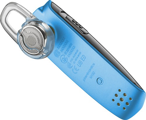 Postcode het laatste timer Best Buy: Plantronics M100 Bluetooth Headset Blue 83600-12