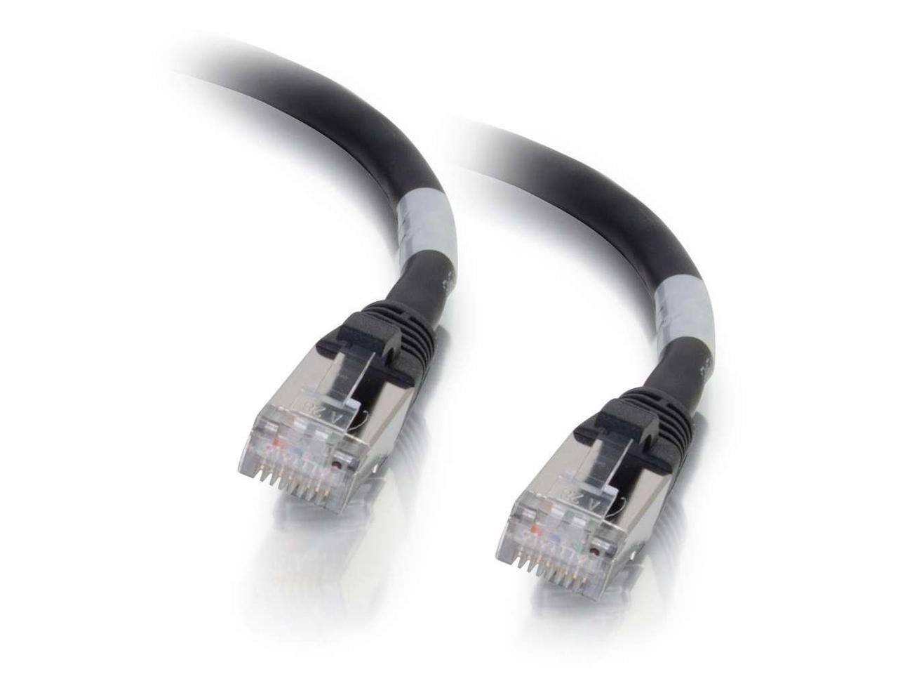 Alt View 2. Cables to Go - C2G 00707 Cat6a Cable - Snagless Shielded Ethernet Network Patch Cable, Black (2 Feet, 0.60 Meters).