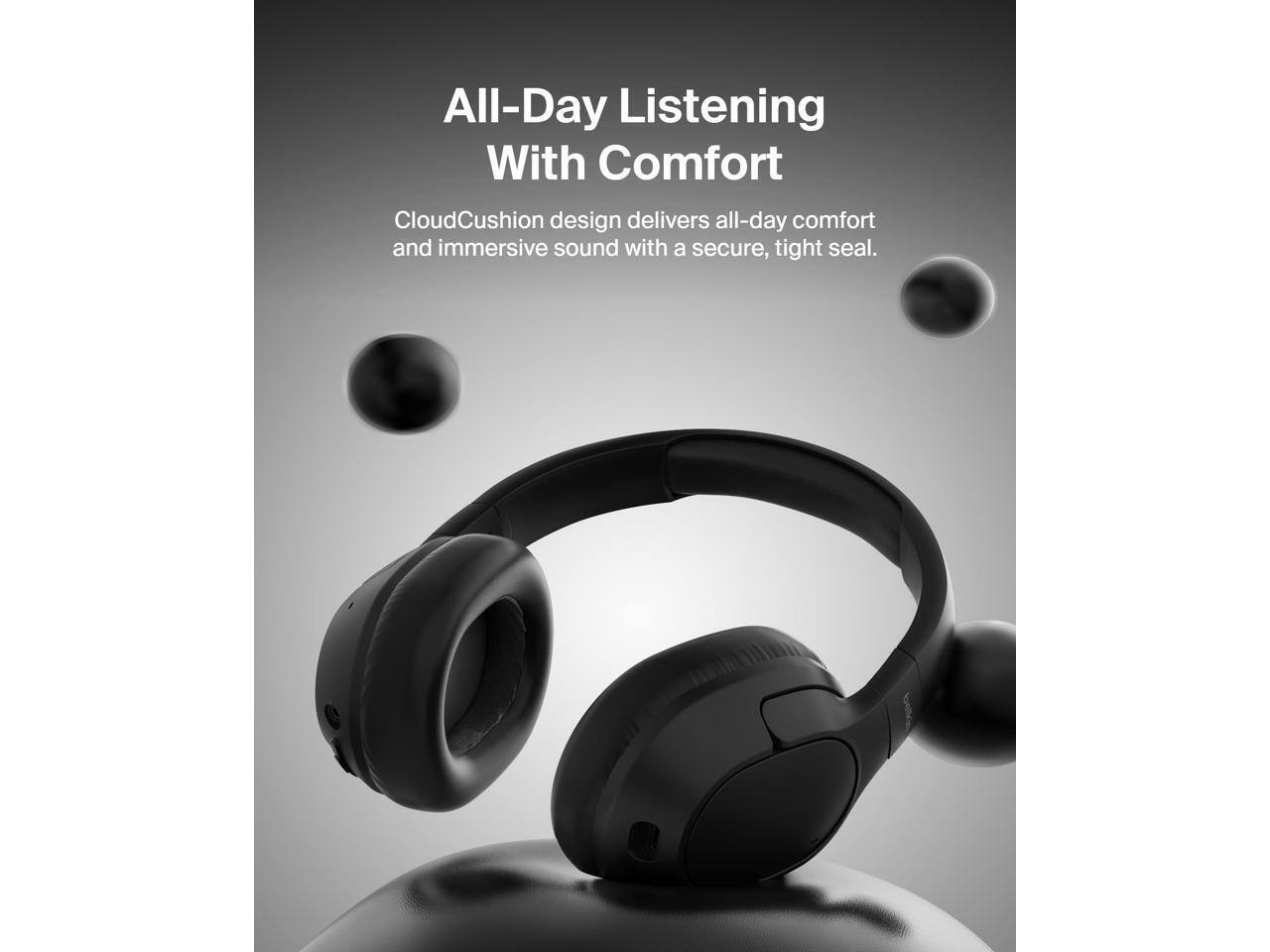 All-Day Listening With Comfort

CloudCushion design delivers all-day comfort and immersive sound with a secure, tight seal.