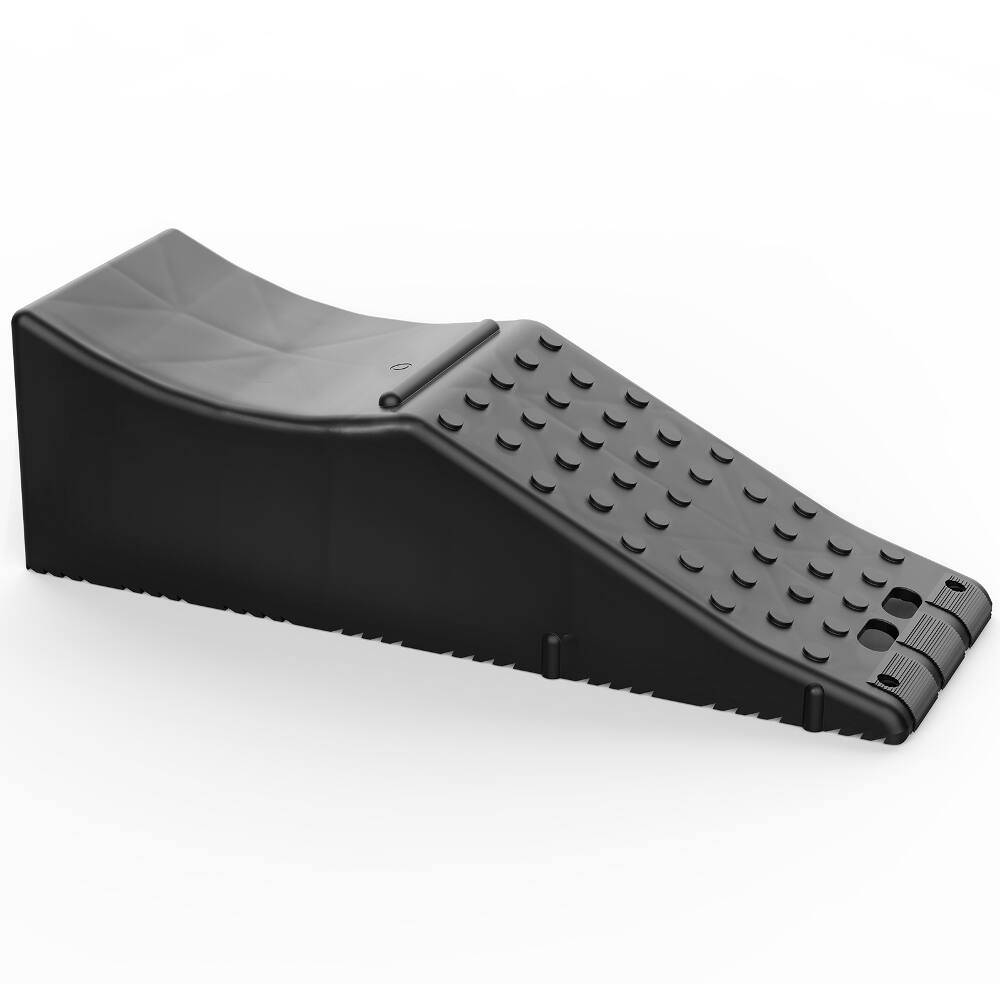 Alt View 3. Ropilly - Car Service Ramp 20000 lbs Heavy Duty Truck Ramp Low Profile Tire Ramp 5.5 Inch Lift Vehicle Maintenance Ramp 1-Pack.