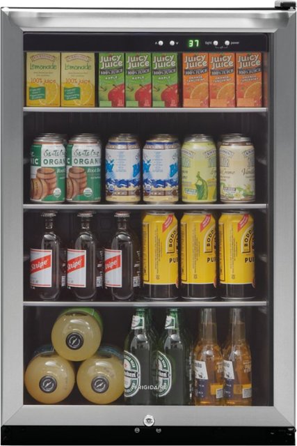 Front Zoom. Frigidaire - 138-Can Beverage Center - Stainless steel.