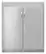 Front. Whirlpool - SideKicks 17.7 Cu. Ft. Frost-Free Upright Freezer - Monochromatic Stainless Steel.