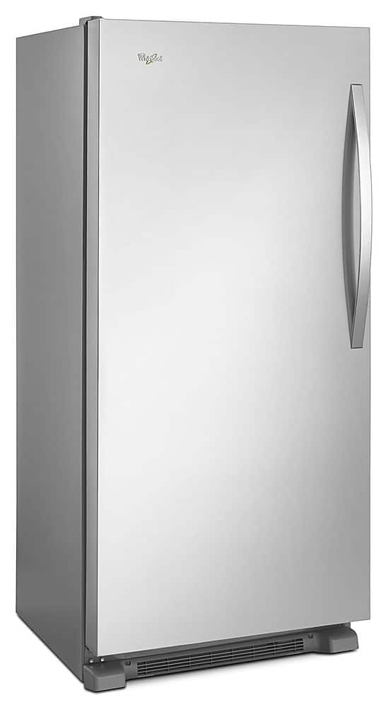 Alt View 11. Whirlpool - SideKicks 17.7 Cu. Ft. Frost-Free Upright Freezer - Monochromatic Stainless Steel.
