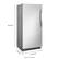 Alt View 3. Whirlpool - SideKicks 17.7 Cu. Ft. Frost-Free Upright Freezer - Monochromatic Stainless Steel.