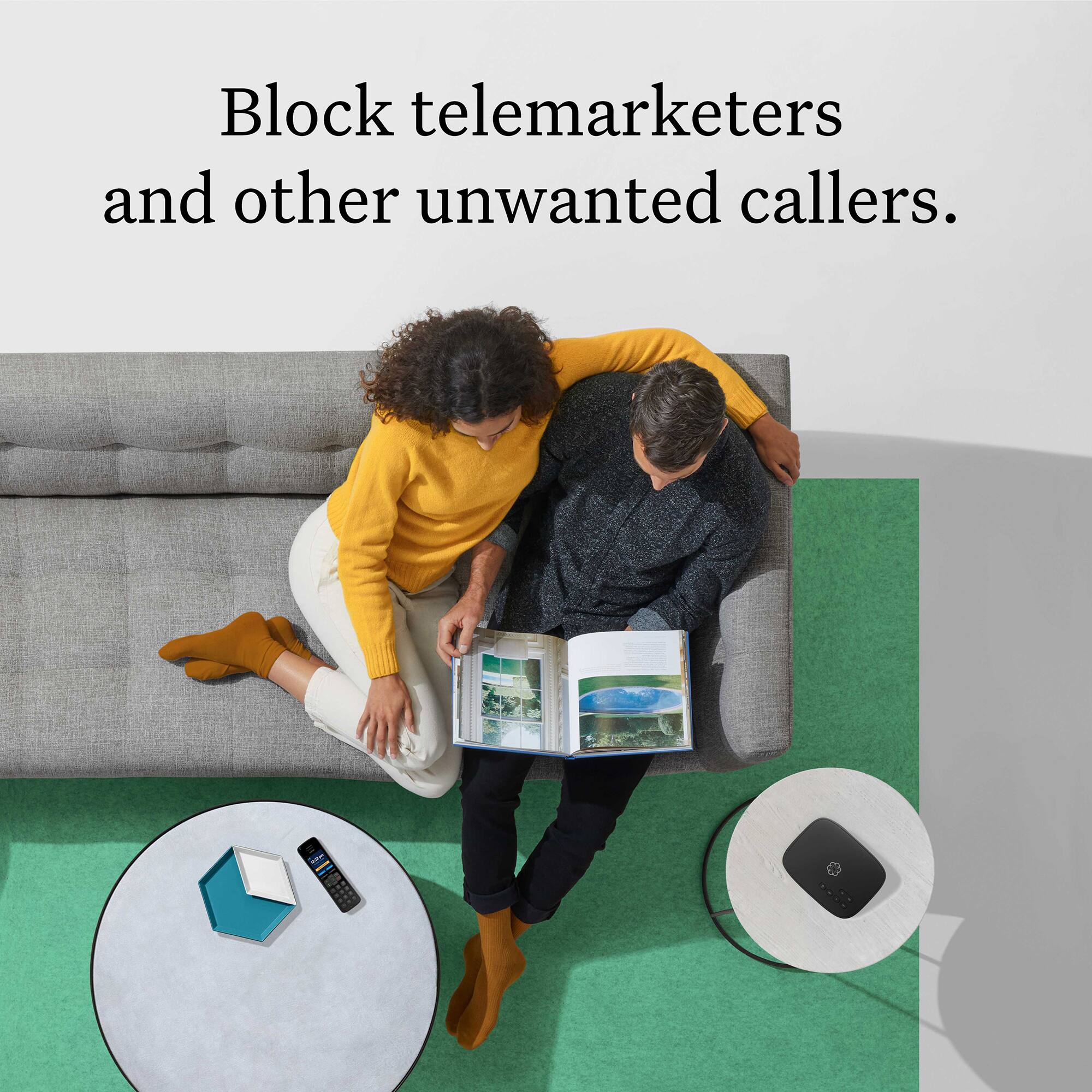 Block telemarketers and other unwanted callers.