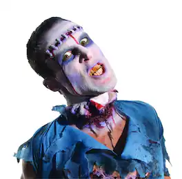 Rubies - Zombie Lobotomy Latex Appliance Costume Makeup One Size - White