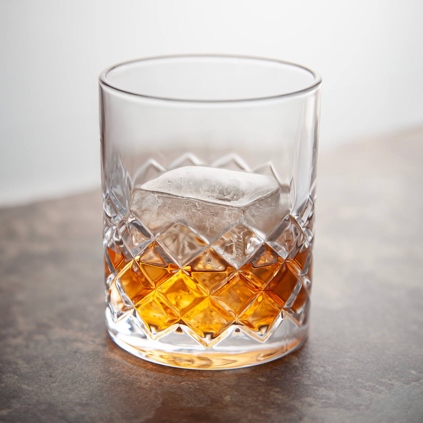 Alt View 3. Final Touch - Yarai Double Old-Fashioned Glass Set - Clear.