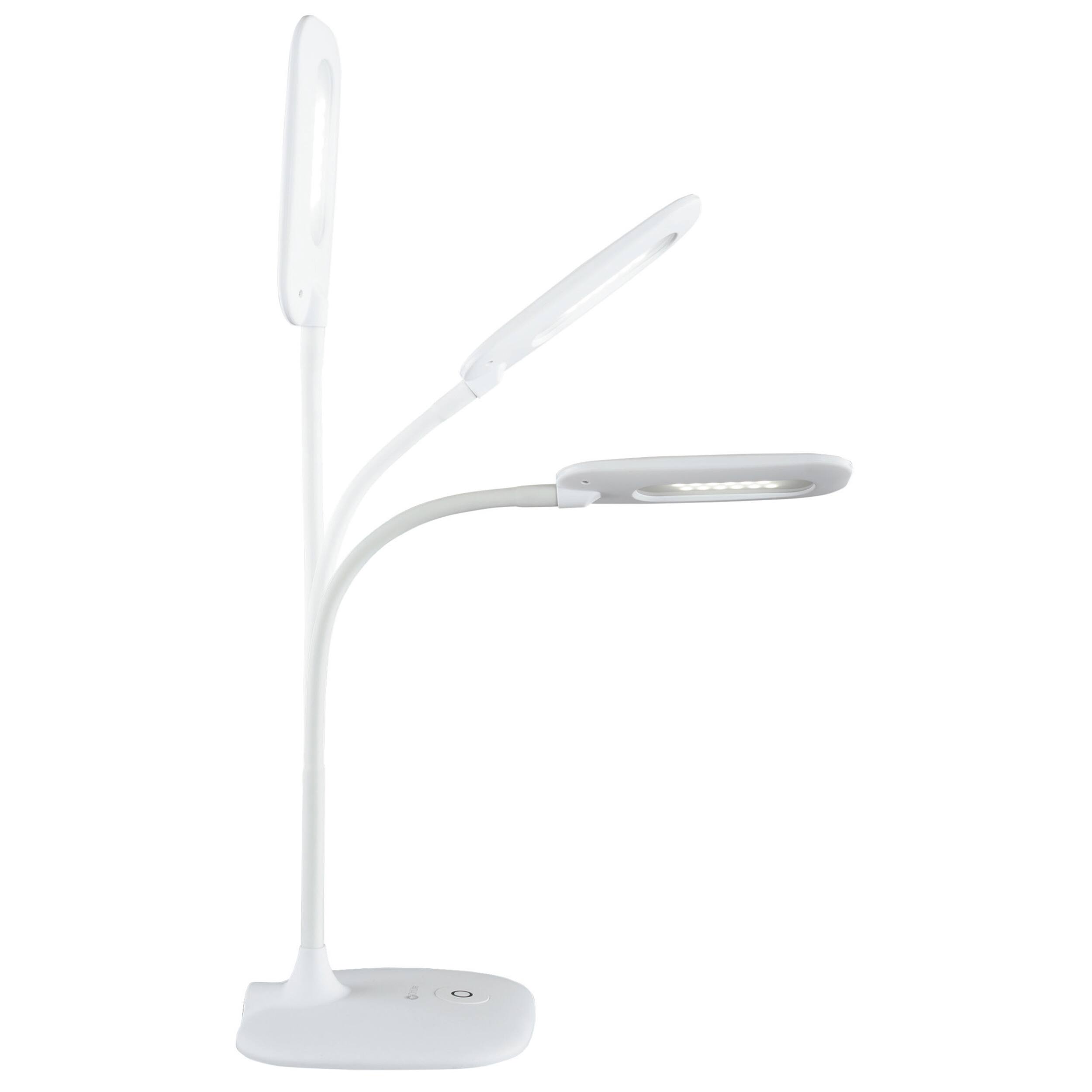 Back. OttLite - Flexible Soft Touch LED Desk Lamp - White.