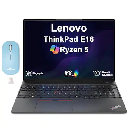 Lenovo ThinkPad E16 Ryzen 5
DOCK FORM
Fingerprint
IPS SuperCLEAR
Backlit Keyboard