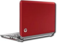 Front Standard. HP - Pavilion Mini Netbook / Intel® Atom™ Processor / 10.1" Display / 1GB Memory / 250GB Hard Drive - Crimson Red.