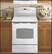 Front Standard. GE - Profile 30" Self-Cleaning Freestanding Electric Range - White.