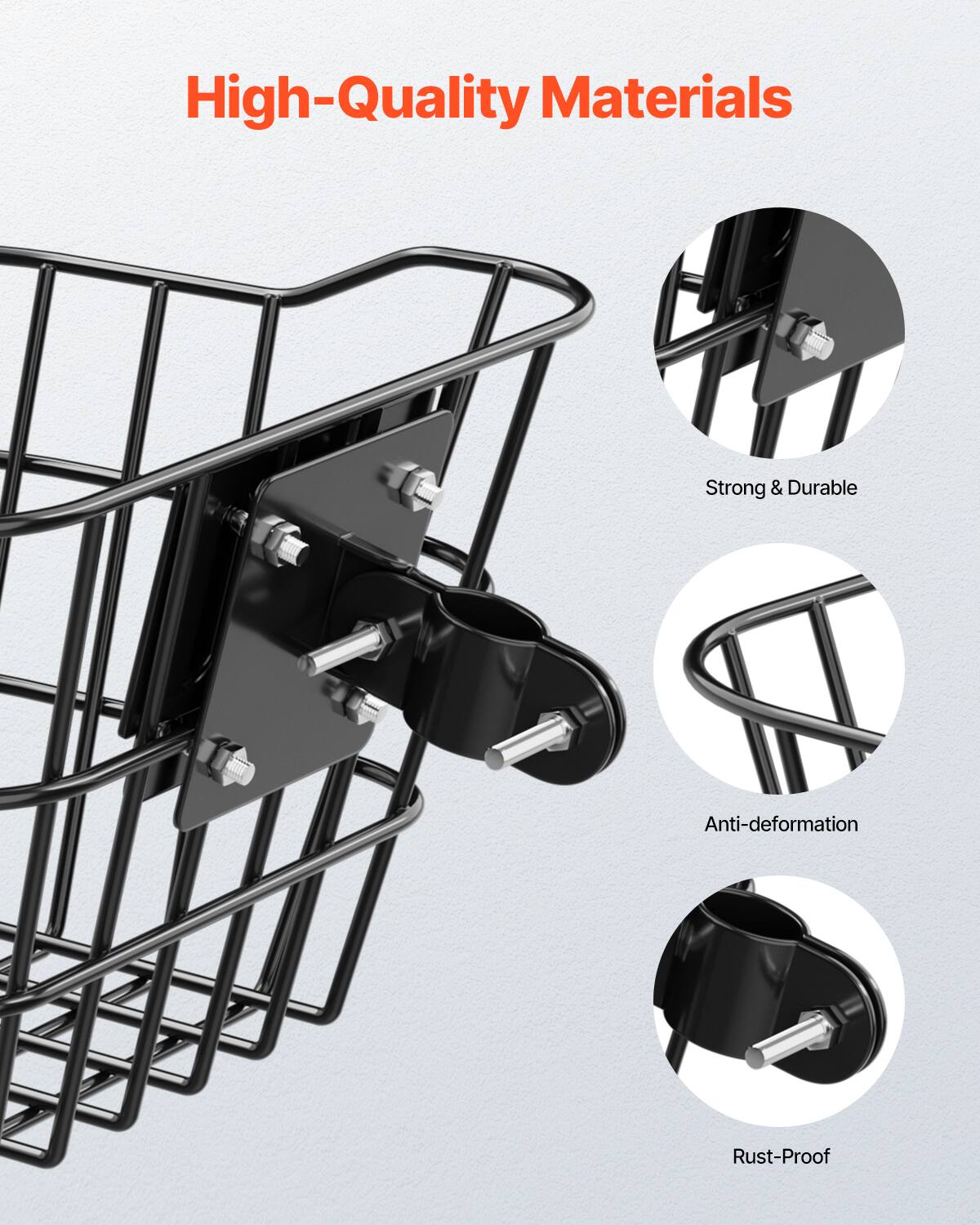 High-Quality Materials

- Strong & Durable
- Anti-deformation
- Rust-Proof