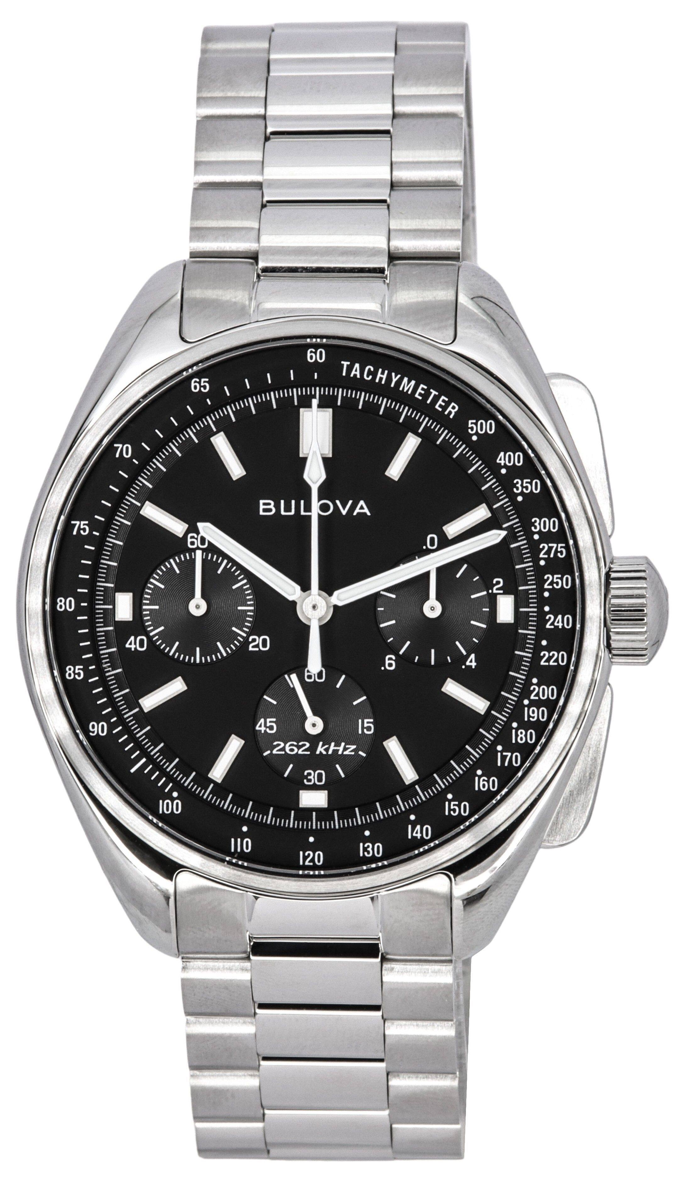 Bulova - Lunar Pilot Archive Series Special Edition Chronograph Tachymeter 96K111 Mens Watch - Silver