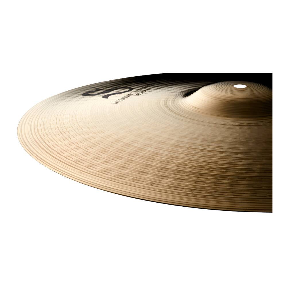 Left. Zildjian - Zildjian 18-inch S Medium Thin Crash Cymbals with Full-bodied Crash Color.